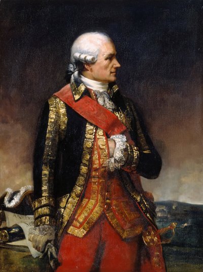 Jean-Baptiste-Donatien de Vimeur, conde de Rochambeau de Charles Philippe Lariviere