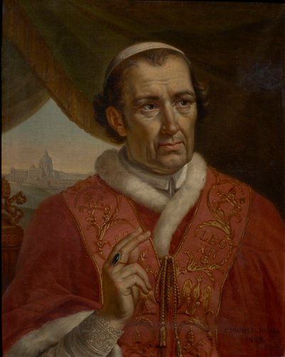 Retrato del Papa León XII 1760-1829, 1828 de Charles Picqué
