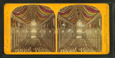 Jubileo de la Paz Mundial, o el Coliseo de Boston, 1872 de Charles Pollock