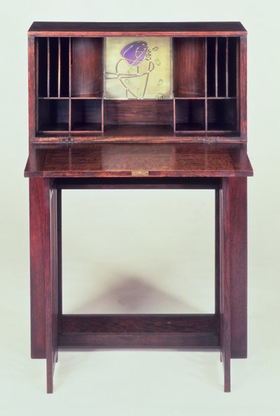 Escritorio para el dormitorio azul en Houshill, 1904 de Charles Rennie Mackintosh