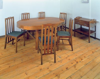 Juego de comedor, c.1918-19 de Charles Rennie Mackintosh