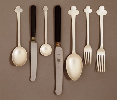 Servicio de Mesa Electrochapado, para E. Bingham & Co., c.1906 de Charles Rennie Mackintosh