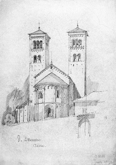 S. Abondio, Como, 1891 de Charles Rennie Mackintosh