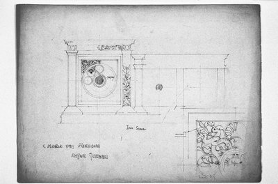 Pantalla del altar de S. Maria dei Miracoli, 1891 de Charles Rennie Mackintosh