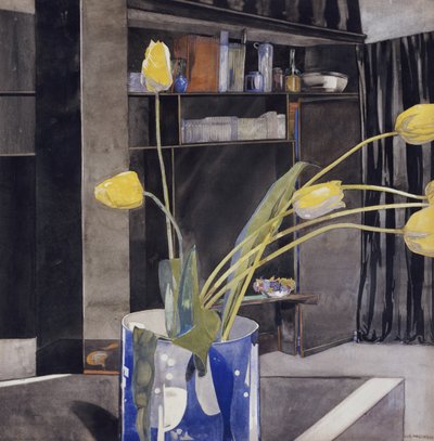 Tulipanes amarillos, c.1922-23 de Charles Rennie Mackintosh