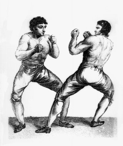 Combate de boxeo entre Daniel Mendoza y Richard Humphreys, 29 de septiembre de 1790 de Charles Reuben Ryley