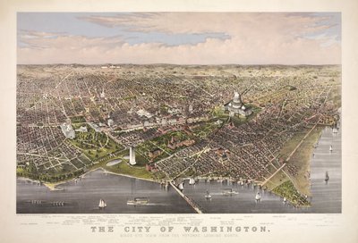 La ciudad de Washington, pub. 1876 de Charles Richard Parsons