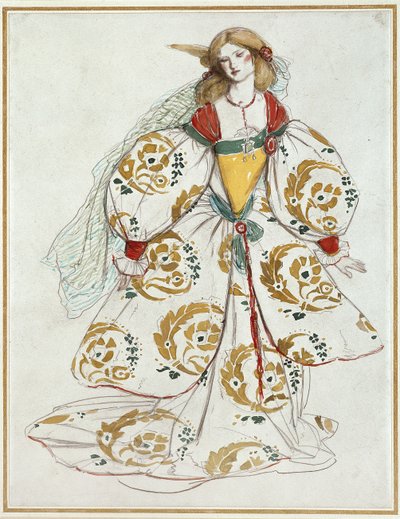 Diseño de vestuario de Charles Ricketts