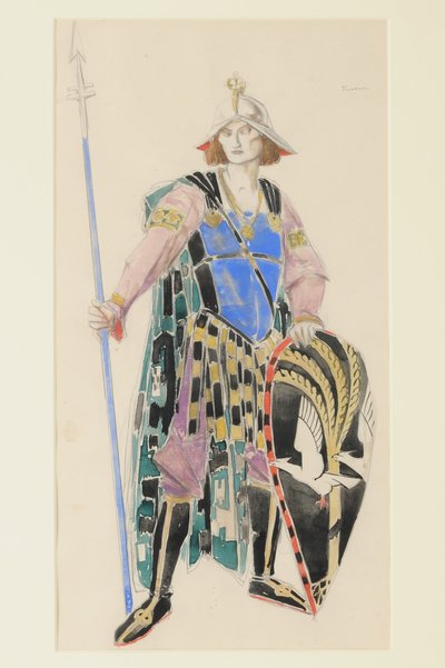 Diseño de vestuario para Tristán de Charles Ricketts