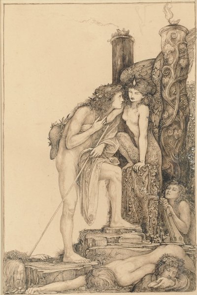 Edipo y la Esfinge de Charles Ricketts