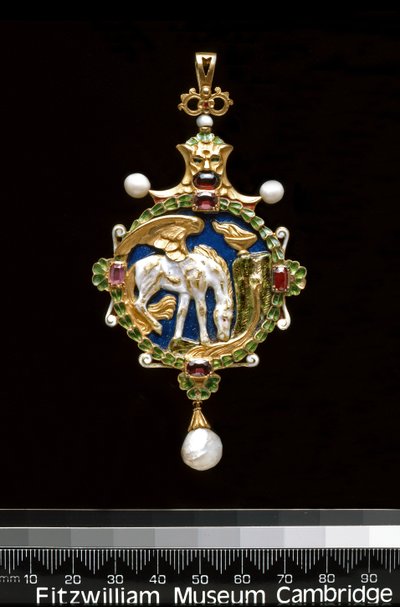 Colgante: Pegaso Bebiendo de la Fuente de Hipocrene de Charles Ricketts