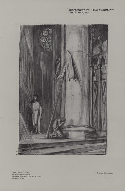 Escena en la Catedral de Reims de Santa Juana de Charles Ricketts