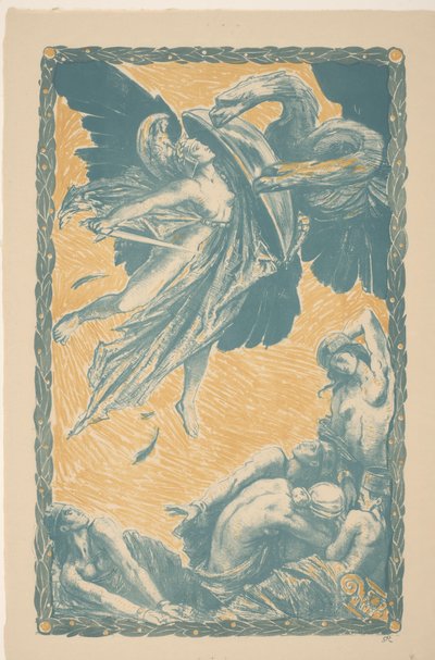 El guerrero volador protege a las personas dibujadas del águila. Italia Redenta (título original) Gran guerra: los esfuerzos y los ideales de Gran Bretaña (título de la serie) The Great War: Britain