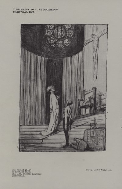 Warwick y el verdugo de Santa Juana de Charles Ricketts