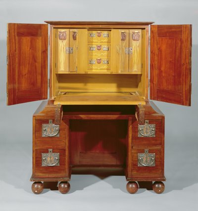 Gabinete - vista frontal abierta, 1898 de Charles Robert Ashbee