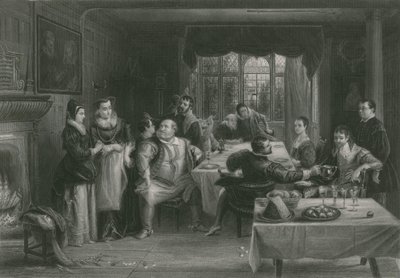 Falstaff y sus amigos, las alegres comadres de Windsor de Charles Robert Leslie