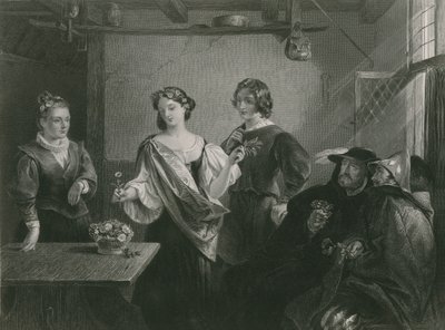 Florizel y Perdita, Cuento de invierno de Charles Robert Leslie