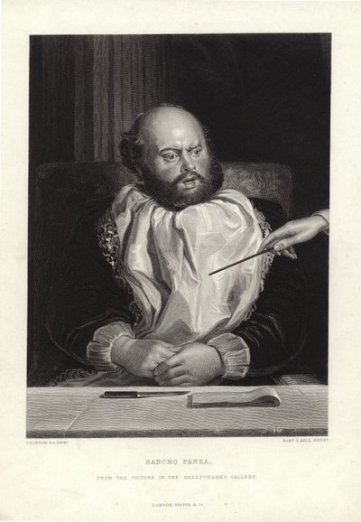 Sancho Panza de Charles Robert Leslie