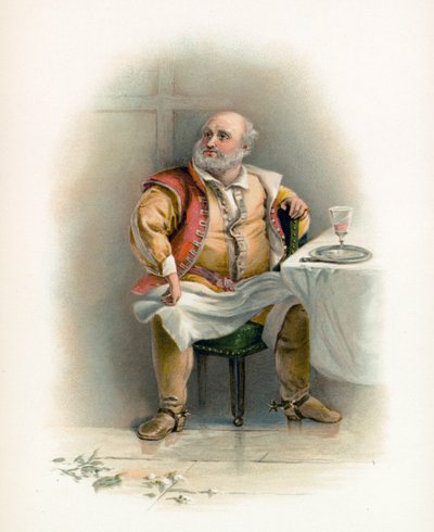 Falstaff de Shakespeare de Charles Robert Leslie