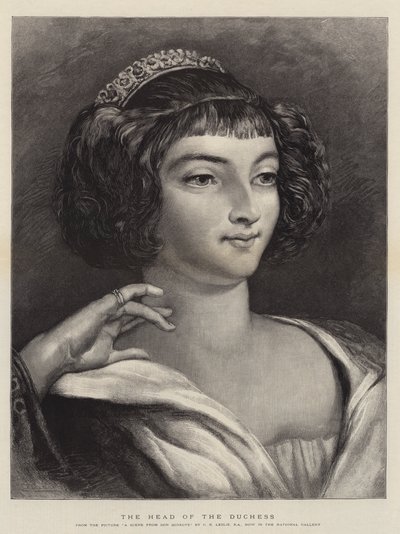 La cabeza de la duquesa de Charles Robert Leslie