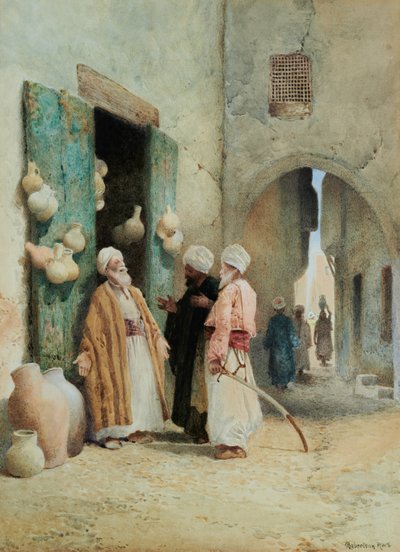 Una disputa en El Cairo de Charles Robertson