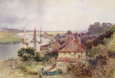 En el Río Yare, c.1880 de Charles Robertson