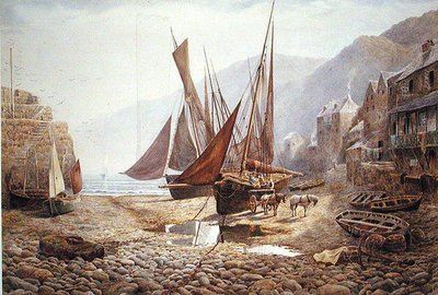 La piscina del puerto, Clovelly de Charles Robertson