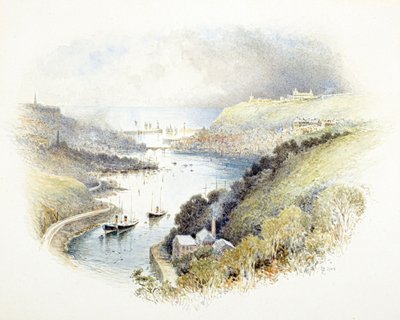 Whitby, Yorkshire (acuarela) de Charles Robertson
