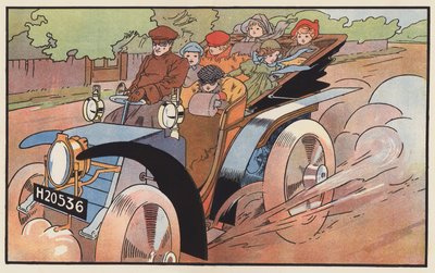 Una Fiesta Feliz de Pequeños Automovilistas de Charles Robinson