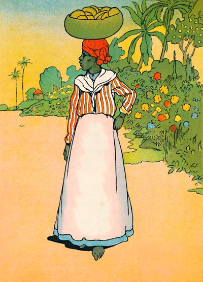 Una calle en Jamaica, 1912 de Charles Robinson