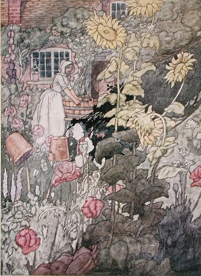 Un jardín de cabaña, publicado en 1912 de Charles Robinson