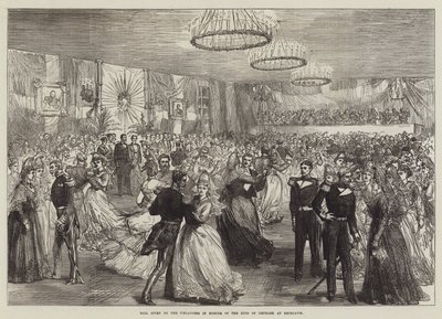 Baile dado por los islandeses en honor del rey de Dinamarca en Reikiavik de Sir John Charles Robinson