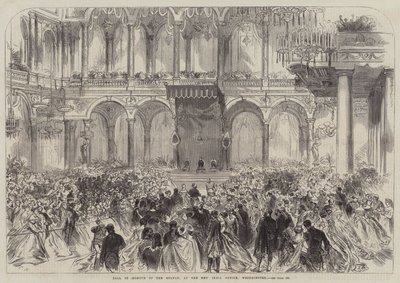 Baile en honor del Sultán, en la Nueva Oficina de la India, Westminster de Sir John Charles Robinson