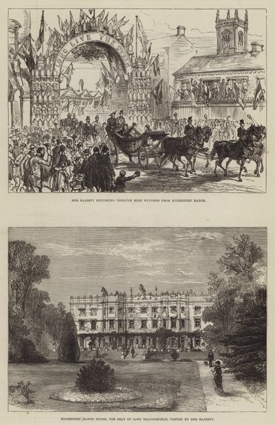 La Visita de Su Majestad a Hughenden de Sir John Charles Robinson