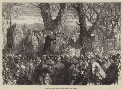 Reunión del sábado en el hospital en Hyde Park de Sir John Charles Robinson