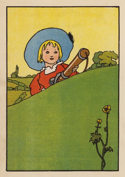 Ilustración para Babes and Birds (litografía en color) de Charles Robinson
