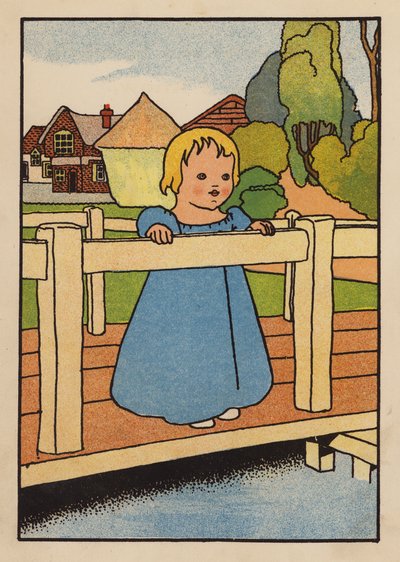Ilustración para Babes and Birds (litografía en color) de Charles Robinson