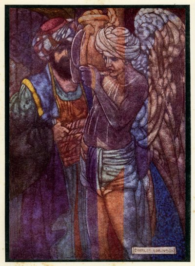 Ilustración para El Rubaiyat de Omar Khayyam de Charles Robinson