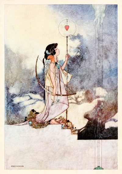 "En la corte del amor" de "Alma y cuerpo" en Las canciones y sonetos de William Shakespeare de Charles Robinson