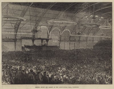 Los Sres. Moody y Sankey en el Salón Agrícola, Islington de Sir John Charles Robinson