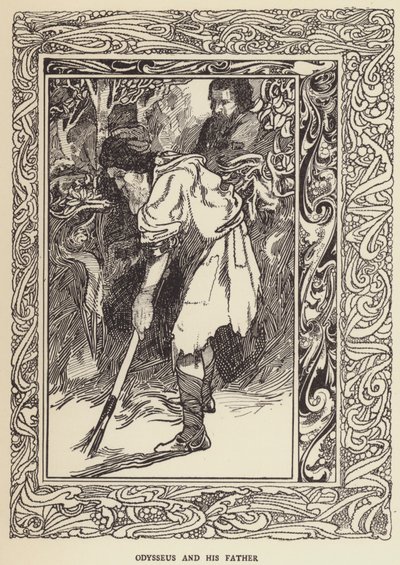 Odiseo y su padre de Sir John Charles Robinson