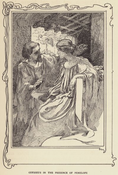 Odiseo en presencia de Penélope de Sir John Charles Robinson