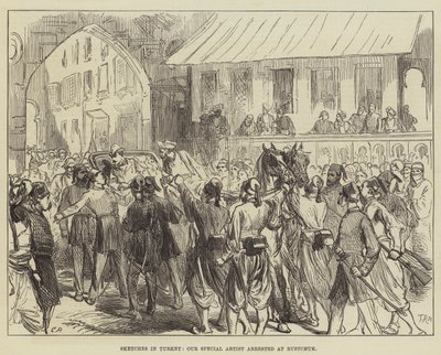 Bocetos en Turquía, nuestro artista especial arrestado en Rustchuck de Sir John Charles Robinson