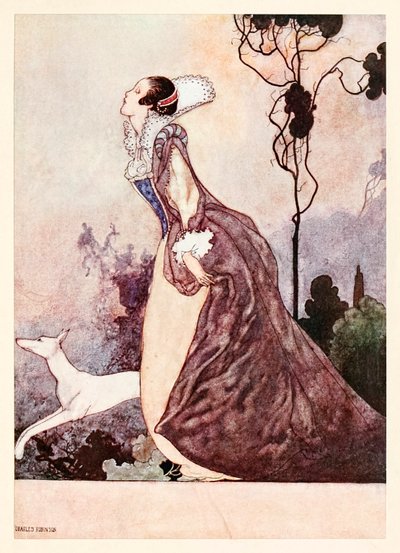"Algo de gloria en su nacimiento" de "Todas las cosas enamoradas" en Las canciones y sonetos de William Shakespeare de Charles Robinson