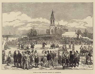 Deportes de la Brigada de las Tierras Altas en Aldershott de Sir John Charles Robinson