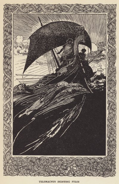 Telémaco avistando Pilos de Sir John Charles Robinson