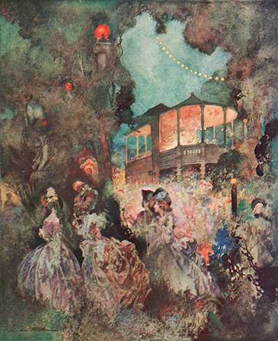 La orquesta, Jardines de Vauxhall de Charles Robinson