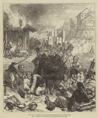 La guerra, quema y saqueo de Gurgusovacz por los turcos de Sir John Charles Robinson