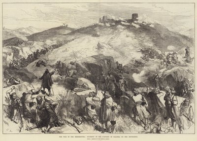 La guerra en Herzegovina, asalto a la fortaleza de Palanka por los insurgentes de Sir John Charles Robinson