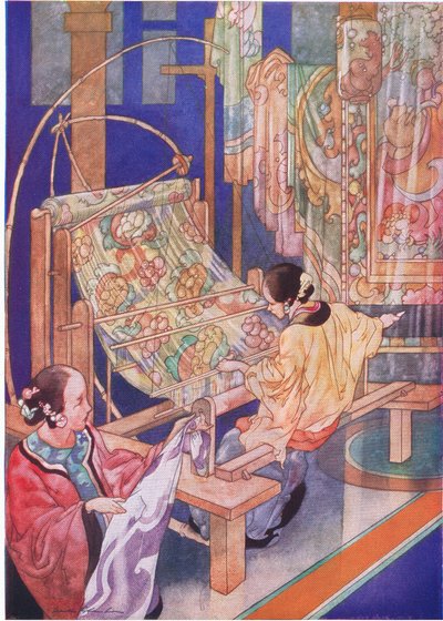 El arte del tejido en el lejano oriente de Charles Robinson